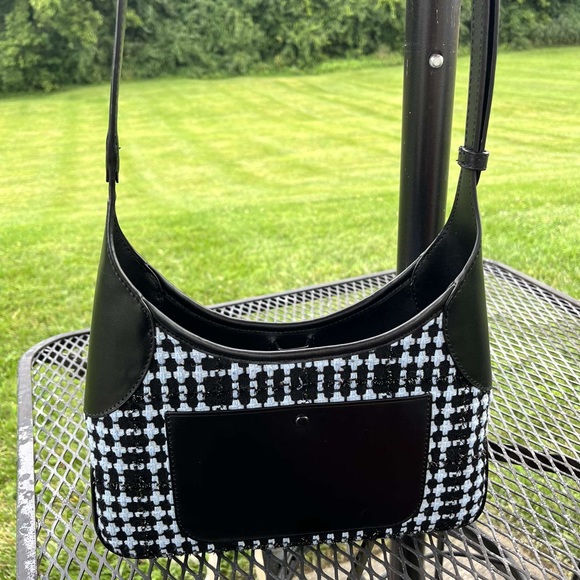 Kate Spade Blue Tweed Crossbody - Picture 1 of 4